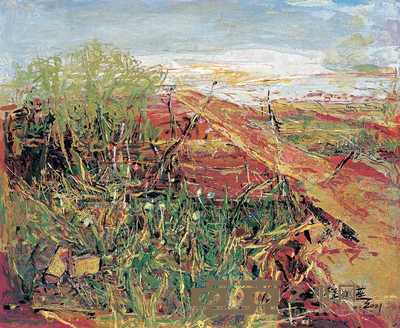 徐晓燕 2001年作 风景 60×72cm